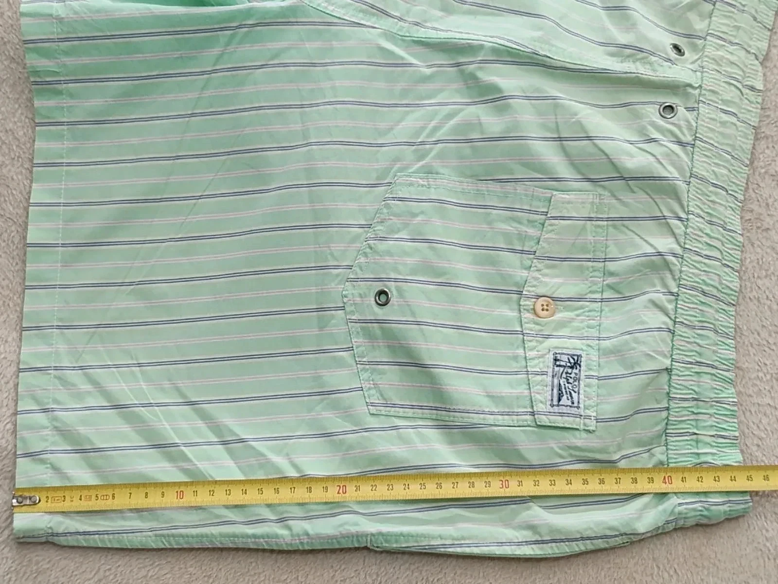 Polo Ralph Lauren Green Striped Swim Trunks Size XXL – photo 18